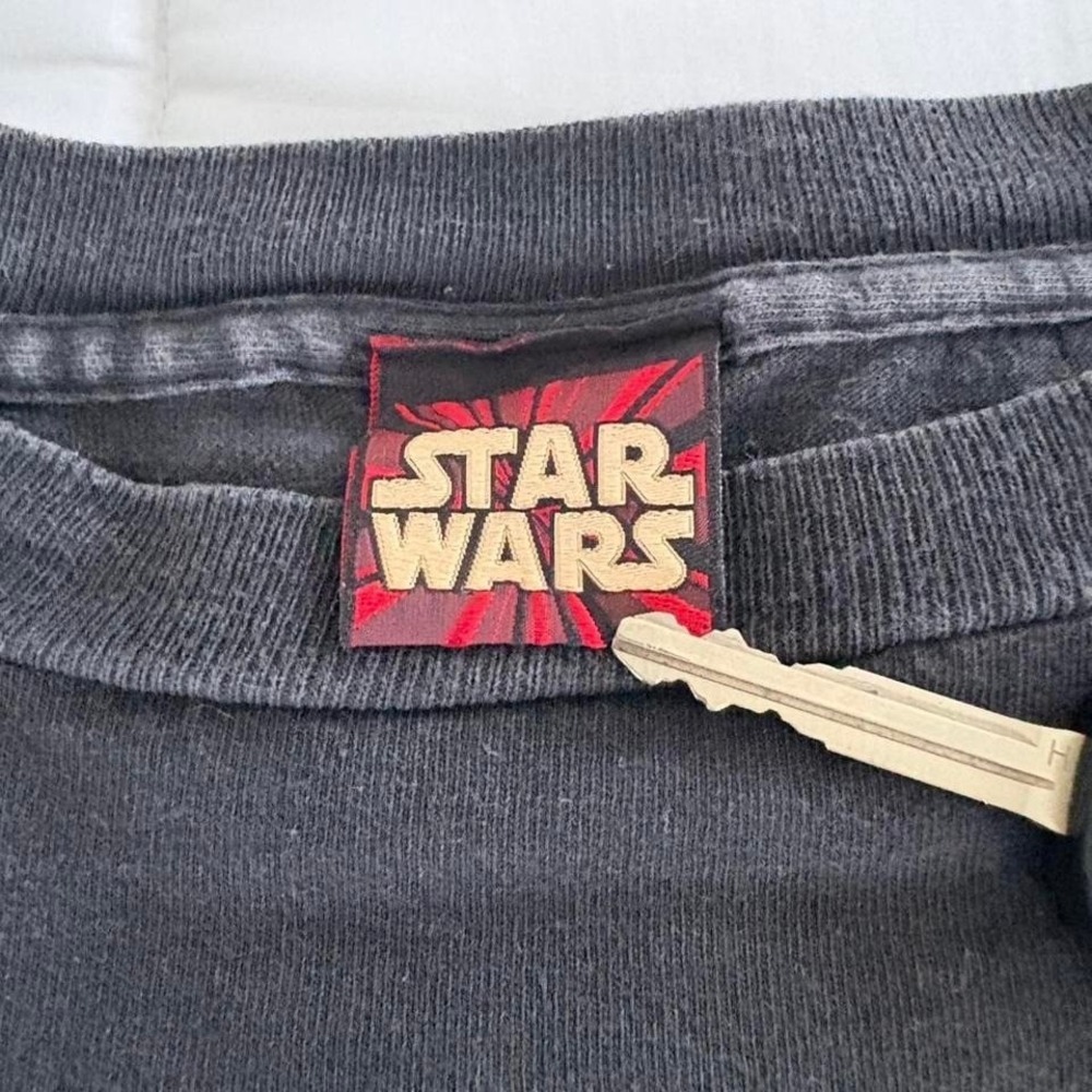 Vintage Star Wars Red Tag JEDI VS SITH Episode 1 Movie Promo Shirt from the 90s - Picture 3 of 7